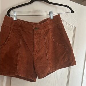 Toad&Co High Waist Rust Shorts